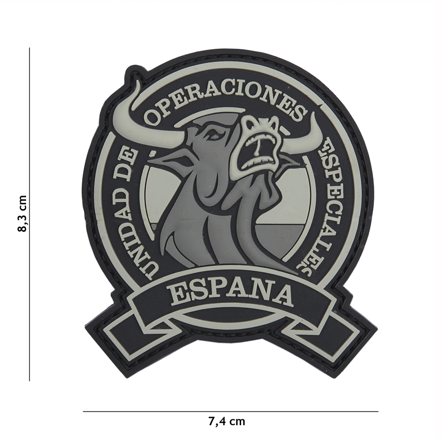 Embleem 3D PVC Espana grijs #1108