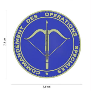 Embleem 3D PVC Commandement blauw #2077