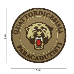 Embleem 3D PVC Paracadutisti coyote #2080