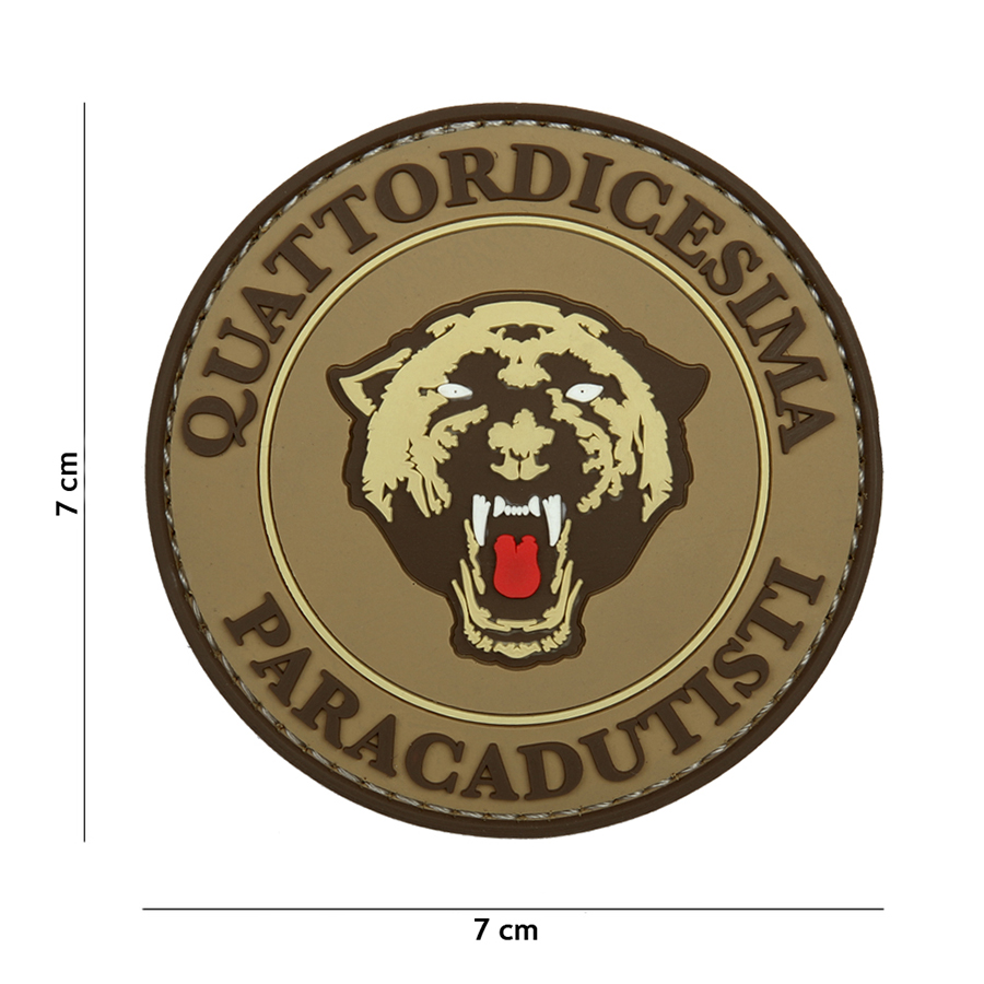 Embleem 3D PVC Paracadutisti coyote #2080