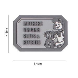 Embleem 3D PVC Mothers Virgins grijs #3140