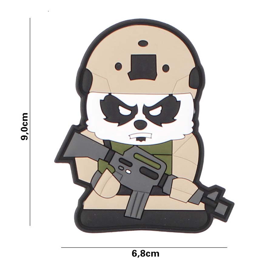 Embleem 3D PVC Tactical Panda #4110
