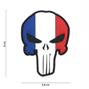 Embleem 3D PVC Punisher Frans #4100
