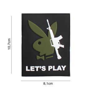 Embleem 3D PVC Playboy gun let's play #5117