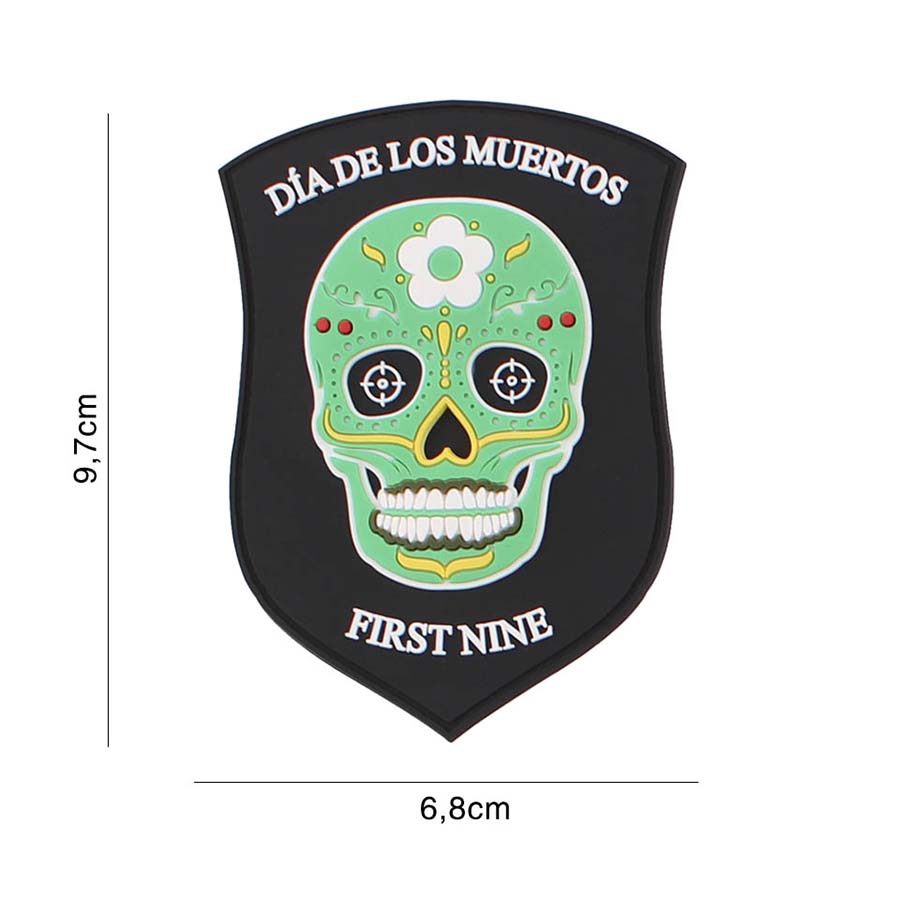 Embleem 3D PVC First nine schild groen #6124