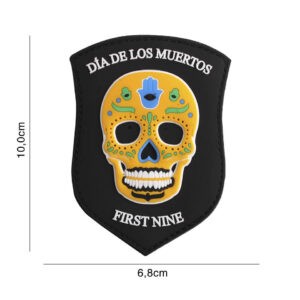 Embleem 3D PVC First nine schild geel #6128