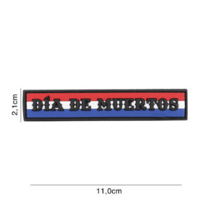 Embleem 3D PVC Memento Mori (streep) Nederland #6138