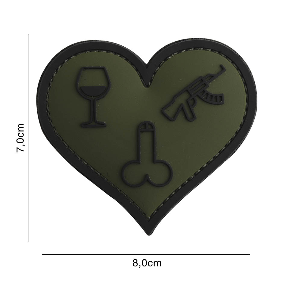Embleem 3D PVC Love