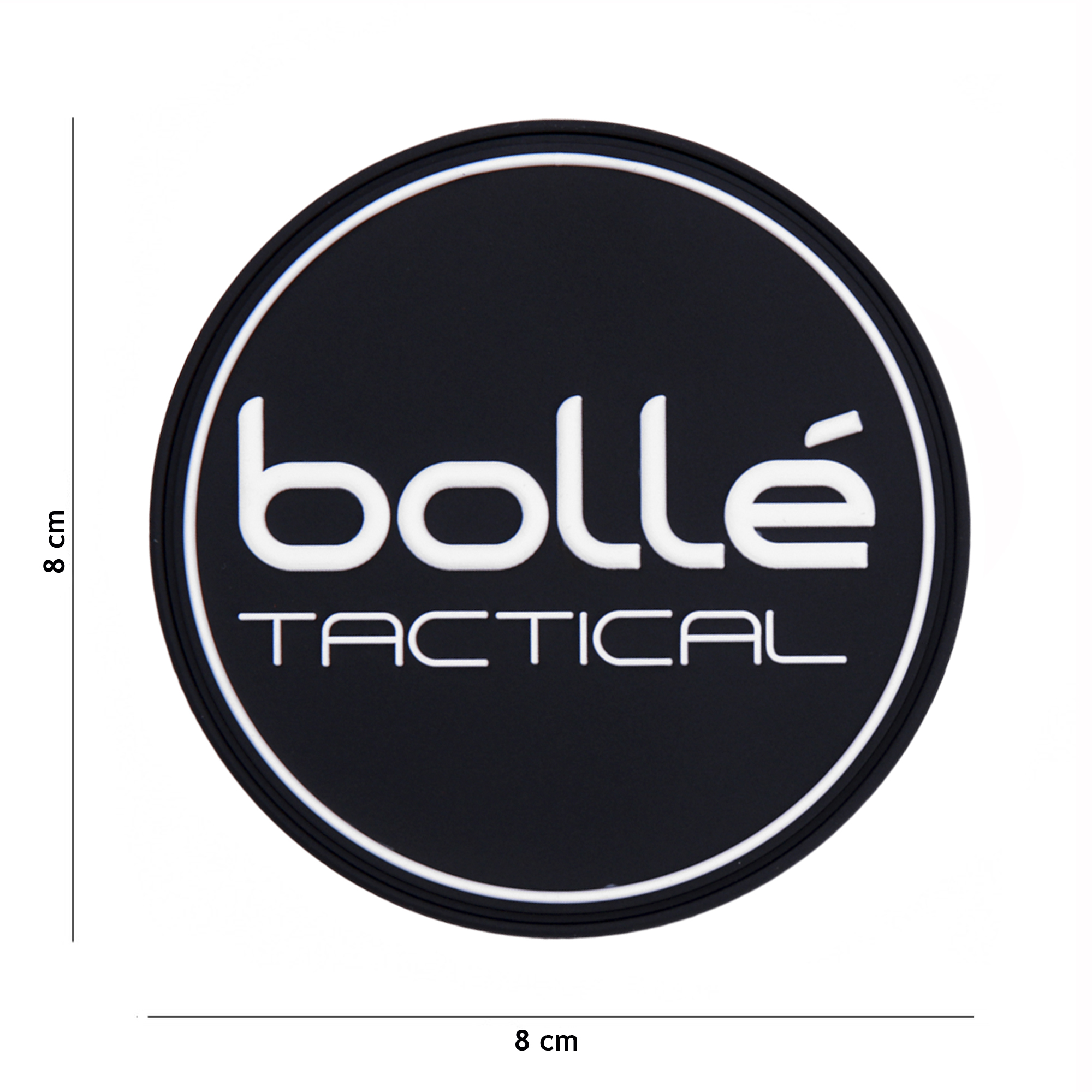 Embleem 3D PVC Bollé tactical zwart #8132 Embleem 3D PVC Bollé tactical zwart #8132