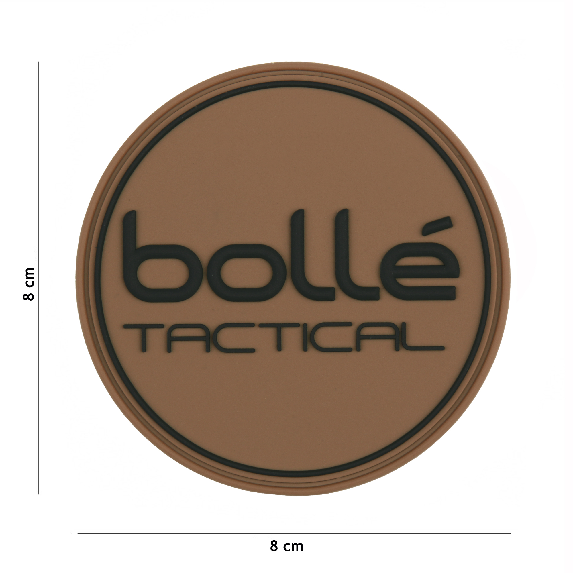 Embleem 3D PVC Bollé tactical bruin #8131