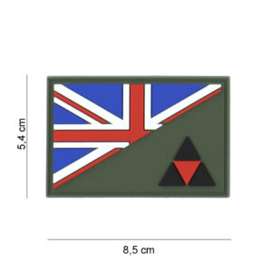 Embleem 3D PVC 3rd Infantry halve vlag #19066