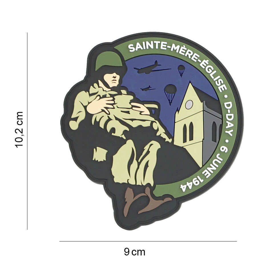 Embleem 3D PVC Paratrooper St Mere #8073