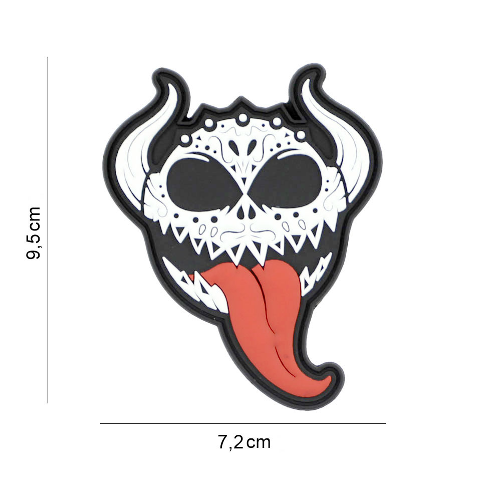 Embleem 3D PVC Devil tongue #8138