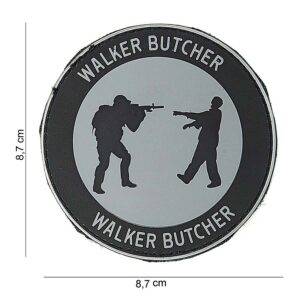 Embleem 3D PVC Walker butcher #10076