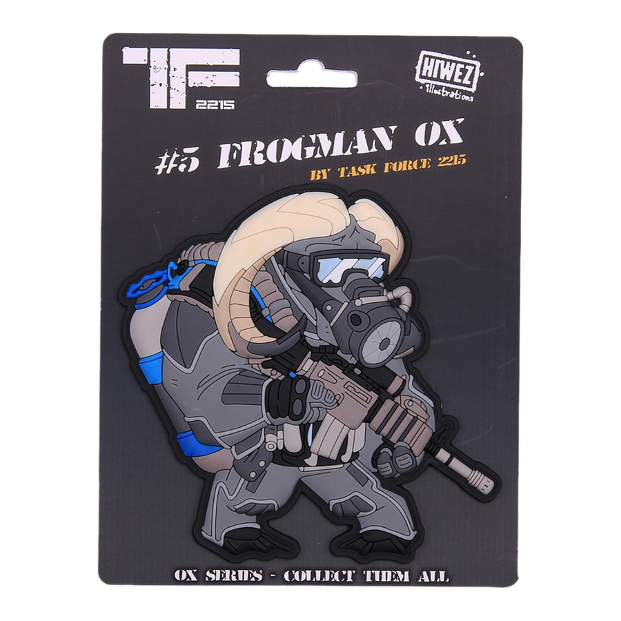 TF-2215 Embleem 3D PVC Frogman Ox Nr.5 #23015