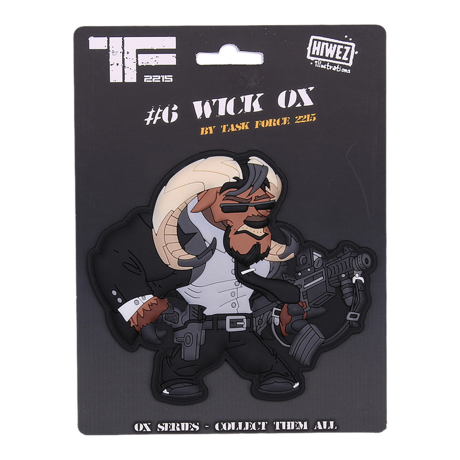 TF-2215 Embleem 3D PVC Wick Ox Nr.6 #23016
