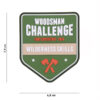 Embleem 3D PVC Woodsman Challenge #23009 Embleem 3D PVC Woodsman Challenge #23009