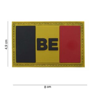 Embleem 3D PVC Belgie Groot BE #13051