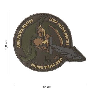 Embleem 3D PVC Legio patria nostra groen #10116