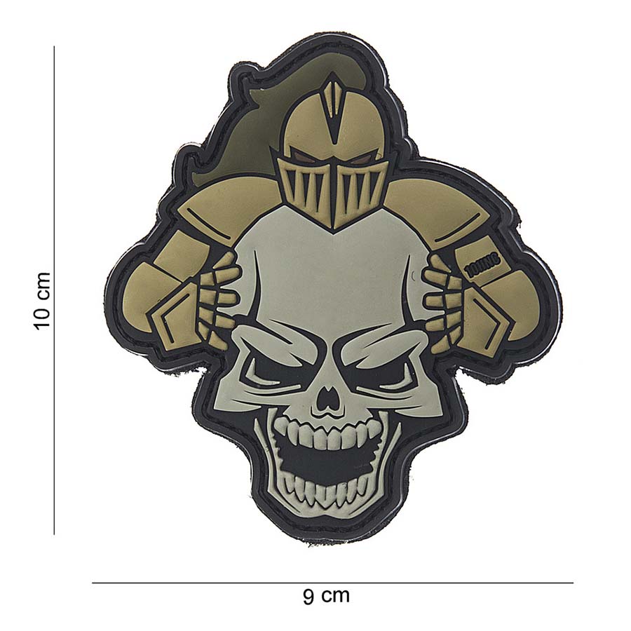 Embleem 3D PVC Knight beige #10108