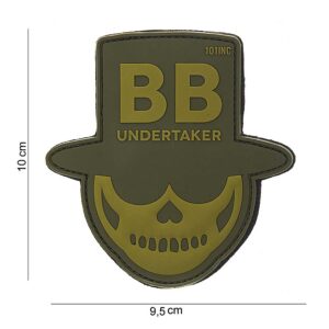 Embleem 3D PVC BB undertaker groen #10105