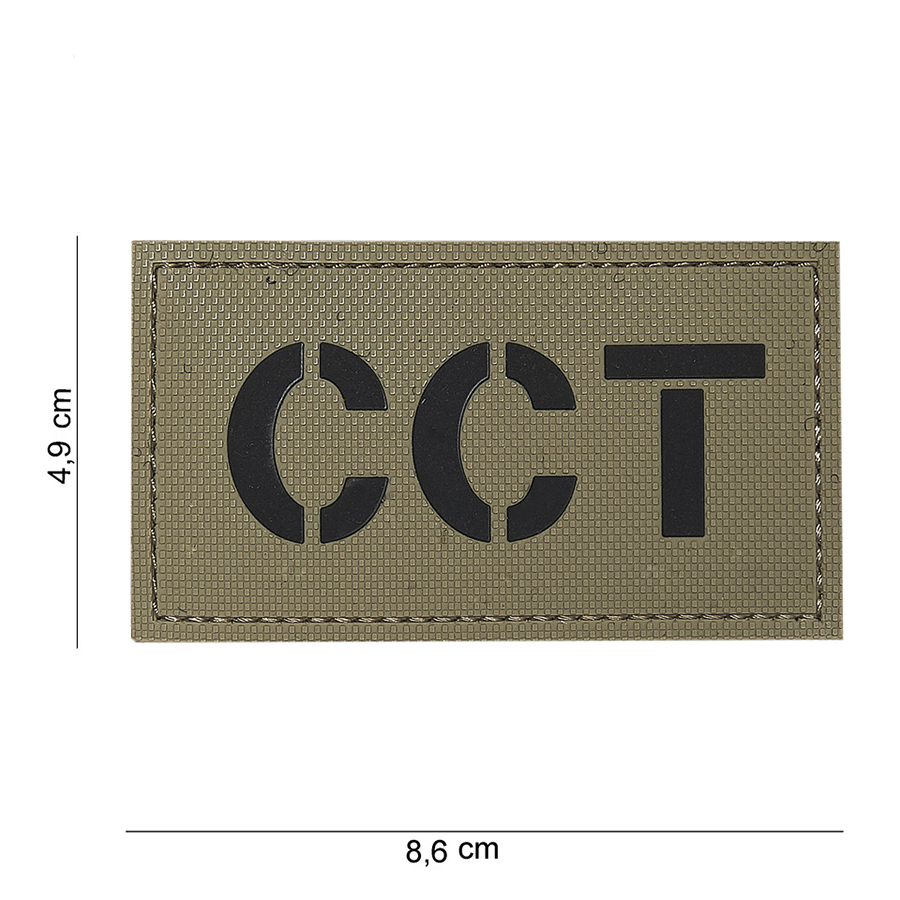 Embleem 3D PVC CCT coyote #16108