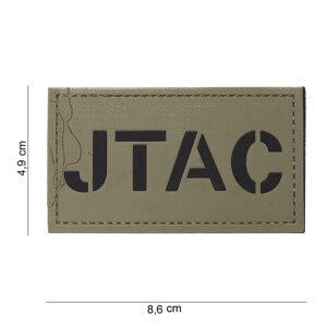 Embleem 3D PVC JTAC coyote #16104