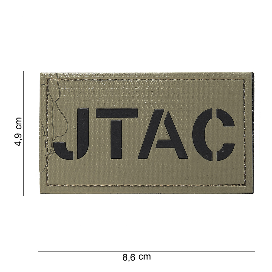Embleem 3D PVC JTAC coyote #16104