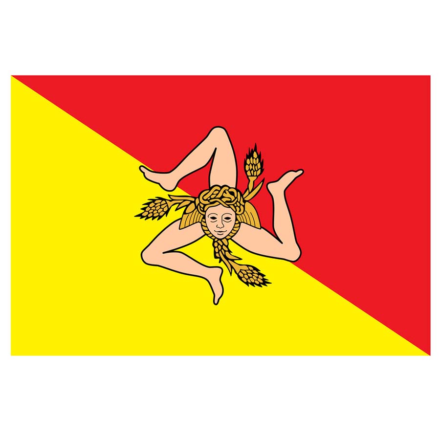 Vlag Sicily Vlag Sicily