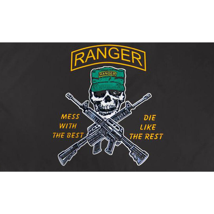 Vlag Ranger-zwart Vlag Ranger-zwart