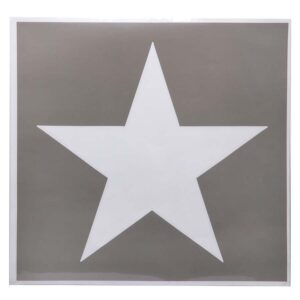 Sjabloon sticker U.S. star groot