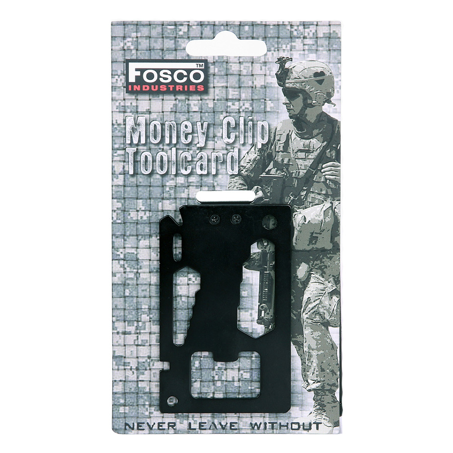 Survival multitool met geld clip Survival multitool met geld clip