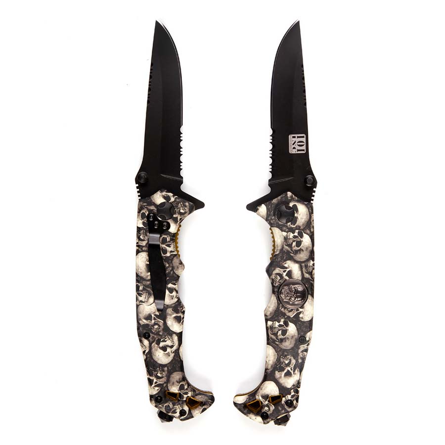 Mes Skull + clip 016942 #9107 Mes Skull + clip 016942 #9107