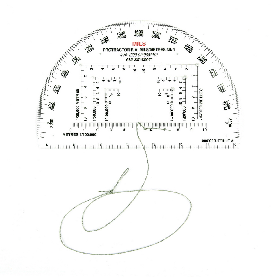 BCB Military protractor 6 inch CD032 BCB Military protractor 6 inch CD032