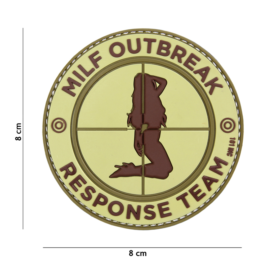Embleem 3D PVC Milf Outbreak coyote #18007