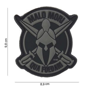 Embleem 3D PVC Malo Mori grijs #10113