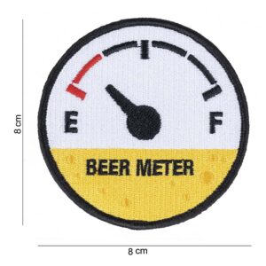 Embleem stof Beer meter met klittenband #12033