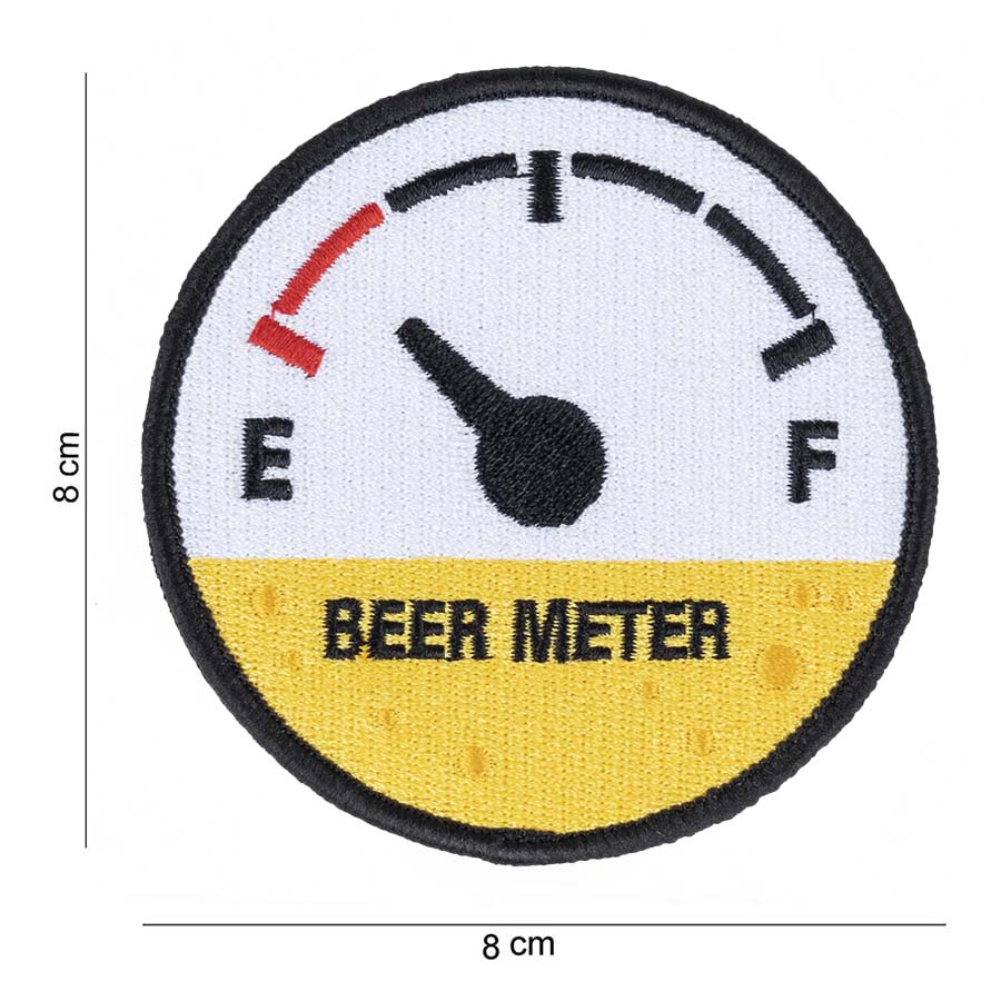 Embleem stof Beer meter met klittenband #12033