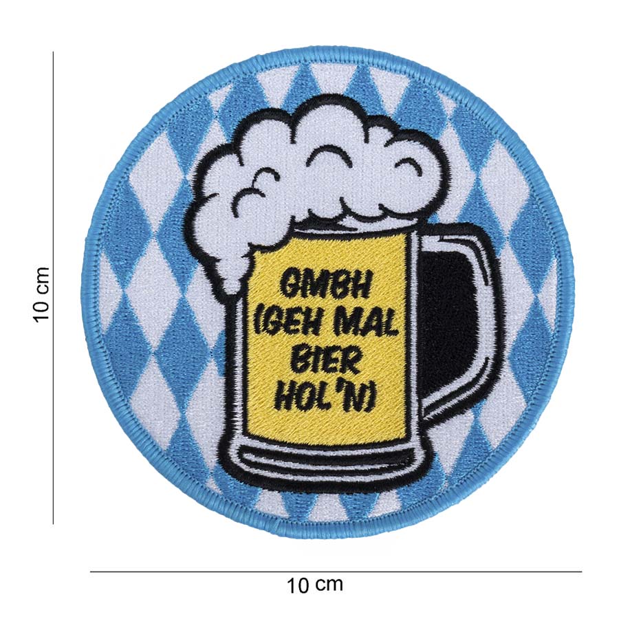 Embleem stof GMBH Bavarian style met klittenband #12070 Embleem stof GMBH Bavarian style met klittenband #12070