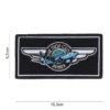 Embleem stof Mile high club met klittenband #13025 Embleem stof Mile high club met klittenband #13025