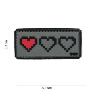 Embleem 3D PVC Last life grijs #14017