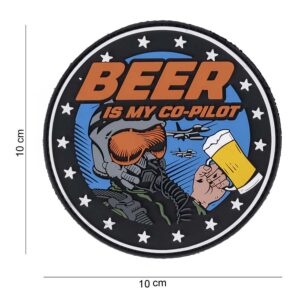Embleem 3D PVC Beer is my Co-pilot #9064