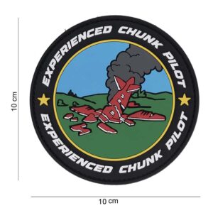Embleem 3D PVC Chunk pilot #9008