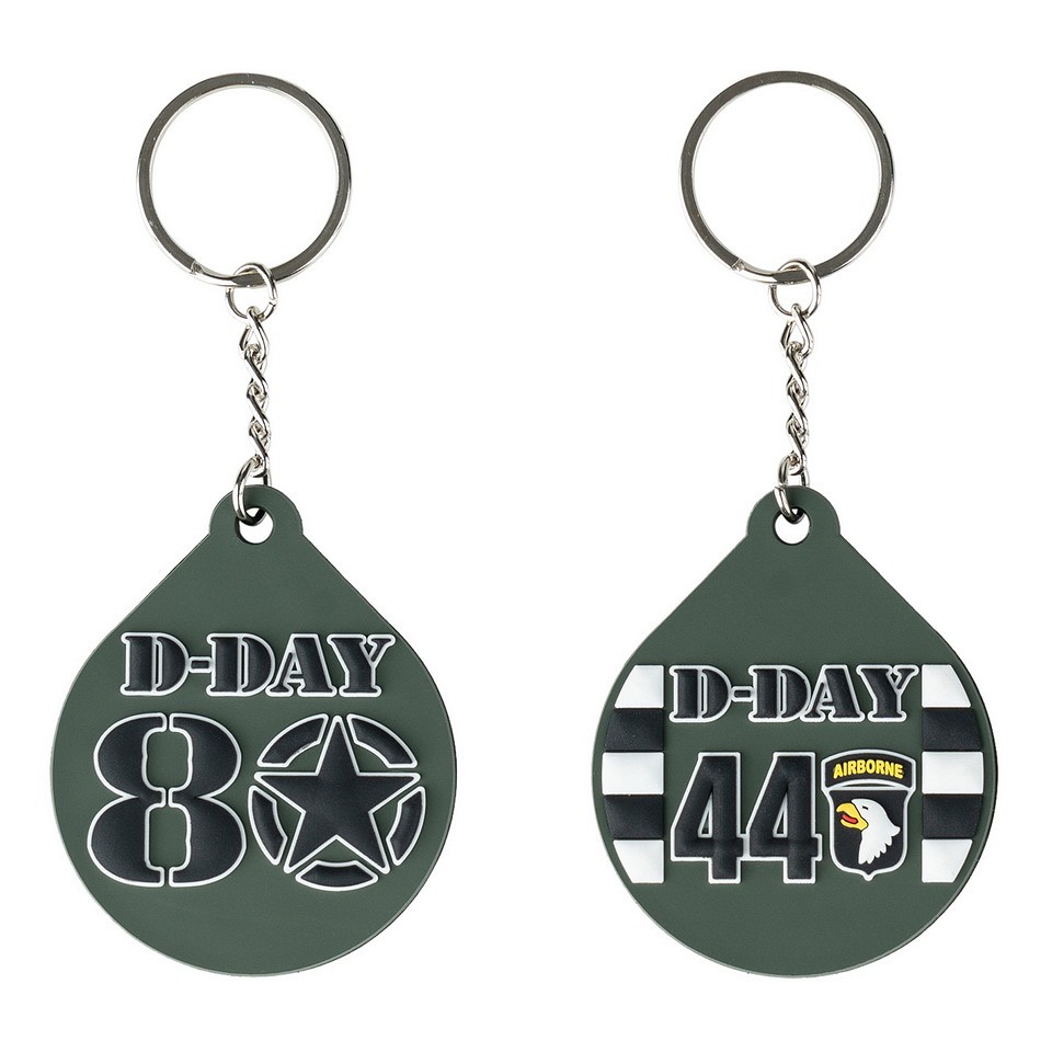 Sleutelhanger 3D PVC D-Day 80 Airborne #99 Sleutelhanger 3D PVC D-Day 80 Airborne #99