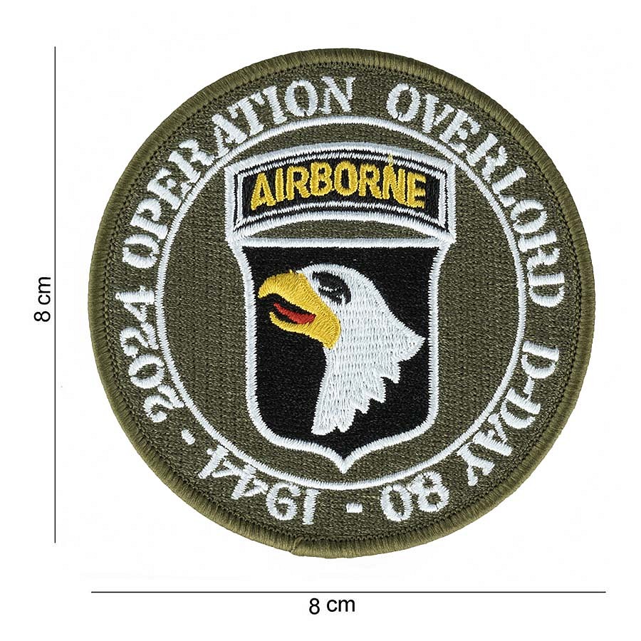 Embleem stof D-Day 80 101st Airborne #7076