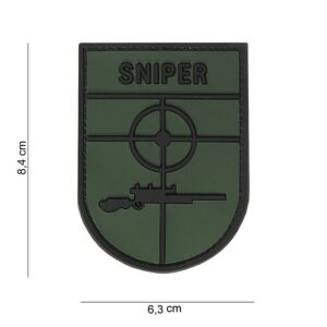 Embleem 3D PVC sniper #10056