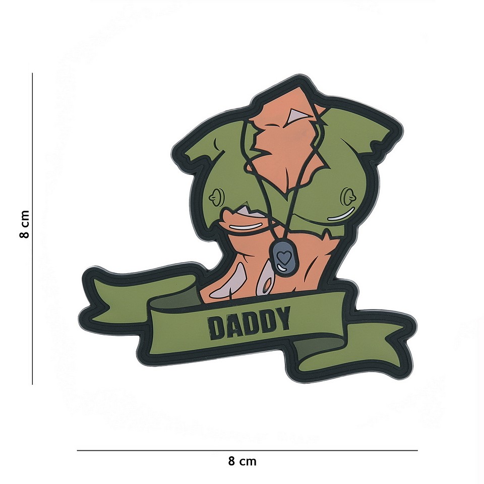 Embleem 3D PVC Daddy girl #8137