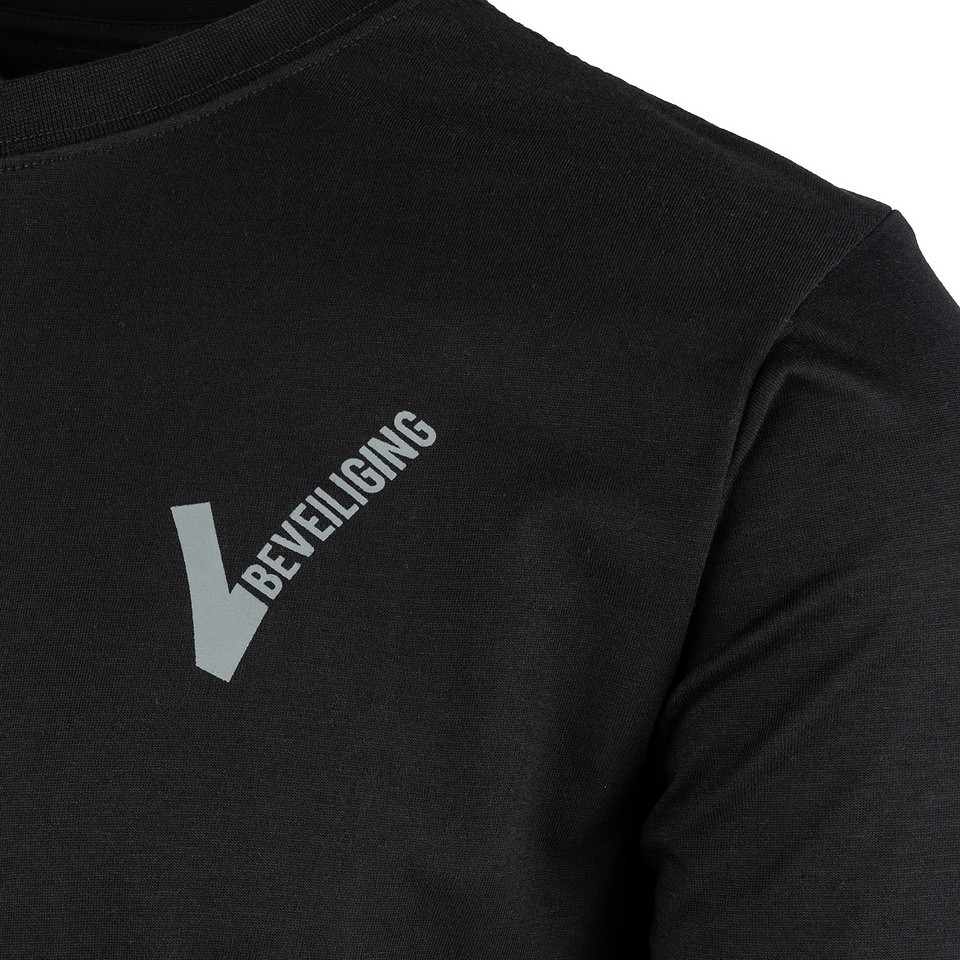 T-shirt beveiliging V-logo