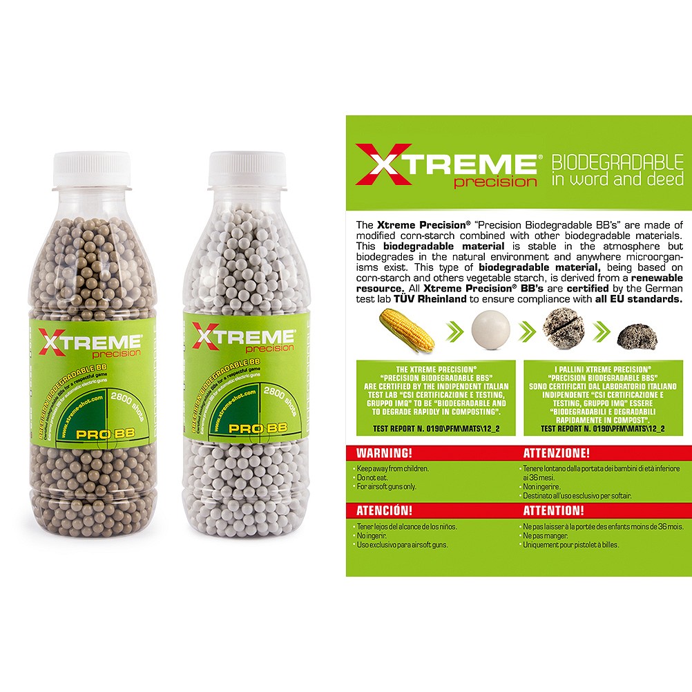 28g BBs Bio White (2800 bb) fles