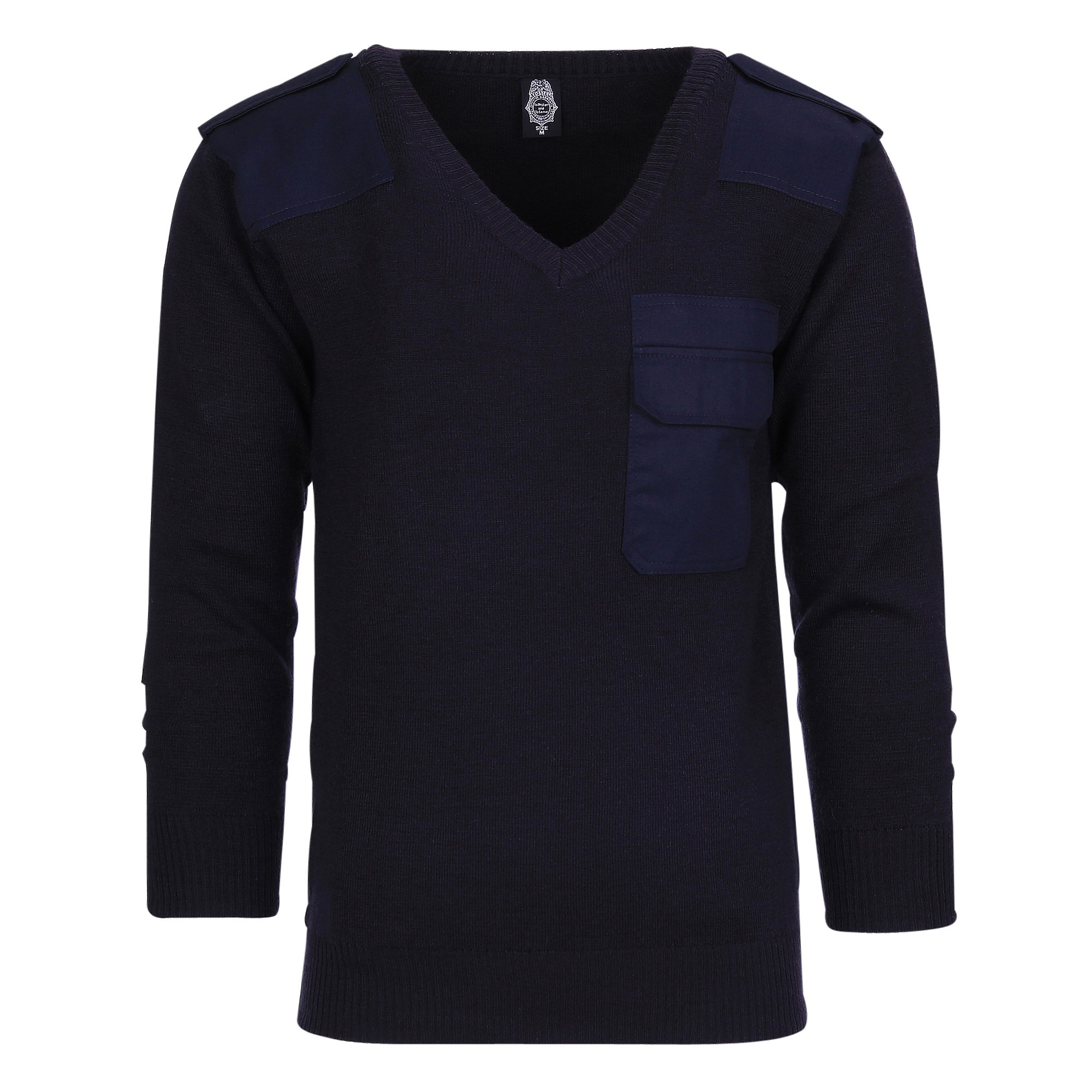 Trui V-hals 50% wol